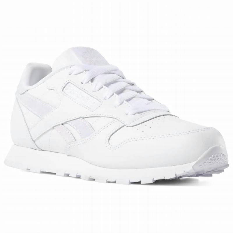 Reebok Classic Leather Shoes Girls White India OH3358KH